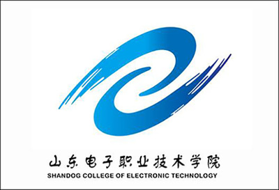 山东电子职业技术学院校徽解析 数字时代的匠心符号